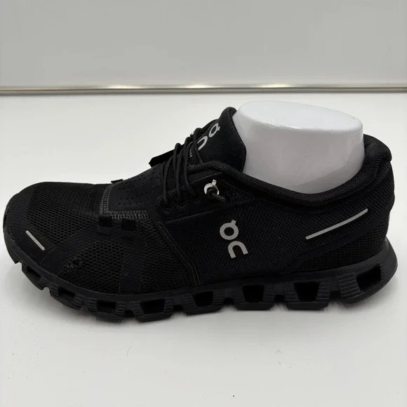 On Cloud Women's Running Shoes Black Mesh Sneakers Size 8 (Swiss Engineering) - Picture 3 of 9